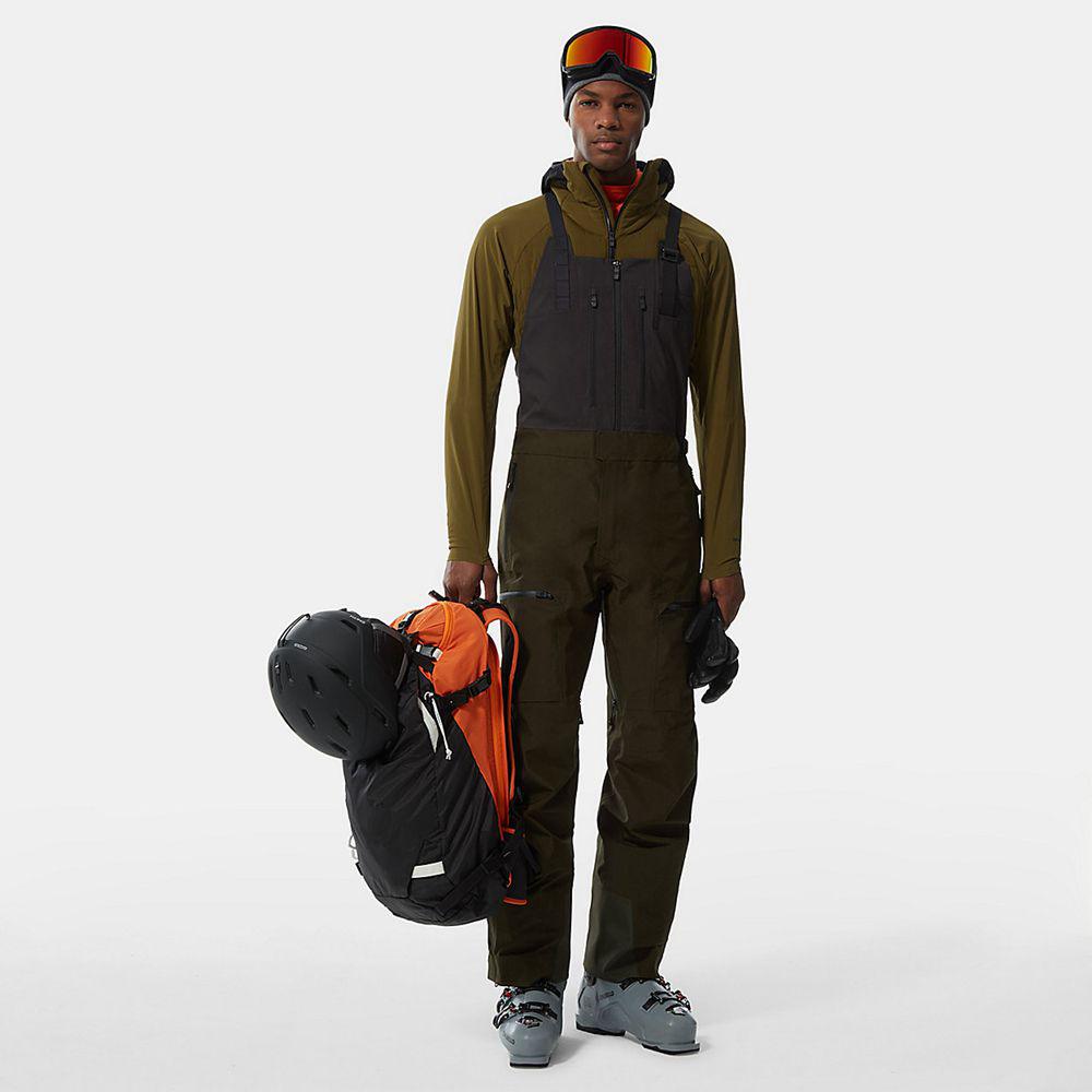 The North Face Brigandine Futurelight™ Bib Ανδρικα Παντελόνι - Πρασινο (EVHL02781)